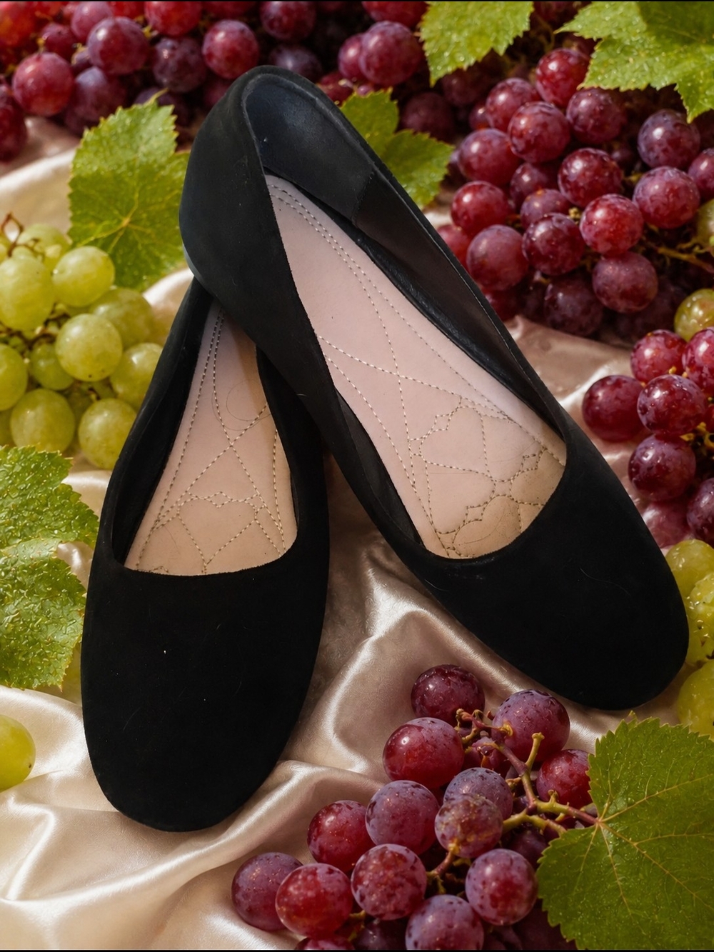 Classic Black Women's Ballet Flats - Comfortable Everyday Shoe